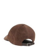Brunello Cucinelli Suede Leather Baseball Cap