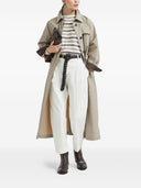 Brunello Cucinelli Striped Cotton Crewneck Sweater