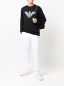 Emporio Armani Cotton Blend Crewneck Sweatshirt
