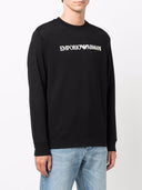 Emporio Armani Cotton Blend Crewneck Sweatshirt