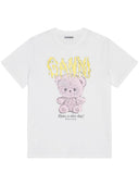Ganni Teddy Organic Cotton T Shirt