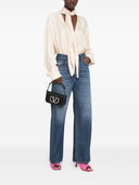 Valentino Garavani Locò Leather Shoulder Bag