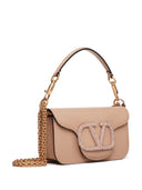 Valentino Garavani Locò Leather Shoulder Bag