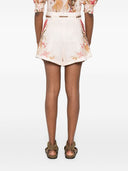 Zimmermann Ascension Printed Linen Shorts