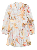Mini-robe en lin imprimé Zimmermann Ascension Ascension