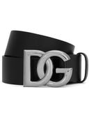 Dolce & Gabbana Dg Logo Leather Belt