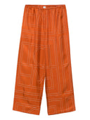 Toteme Pre Monogram Silk Pajama Pants