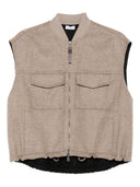Brunello Cucinelli Wool Zipped Vest