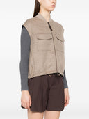 Brunello Cucinelli Wool Zipped Vest