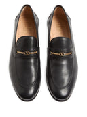 Valentino Garavani V Logo Signautre Leather Loafers
