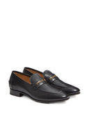 Valentino Garavani V Logo Signautre Leather Loafers