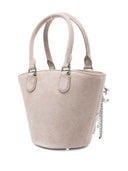 Self Portrait Suede Tote Bag