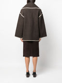 Toteme Pre Embroidered Scarf Wool Jacket