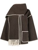 Toteme Pre Embroidered Scarf Wool Jacket