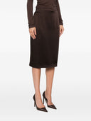 Tom Ford Satin Midi spódnica