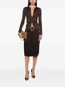 Tom Ford Satin Midi spódnica
