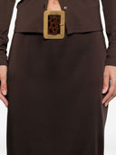Tom Ford Satin Midi spódnica