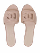 Dolce & Gabbana DG Logo Sandales plates en cuir