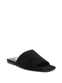 Toteme Pre Velvet Flat Sandals