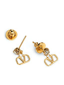 Valentino Garavani V Logo Signature Strass Earrings
