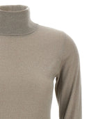 Brunello Cucinelli Cashmere And Silk Turtle Neck Sweater
