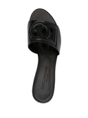 Dolce＆Gabbana DG徽标皮革凉鞋