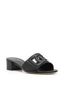 Dolce＆Gabbana DG徽标皮革凉鞋