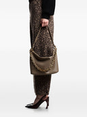 Emporio Armani Bolso de cuero de cuero medio