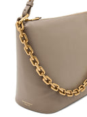 Emporio Armani Bolso de cuero de cuero medio