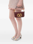 Valentino Garavani Locò Small Leather Shoulder Bag