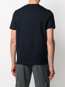 Maglietta di cotone emporio armani logo