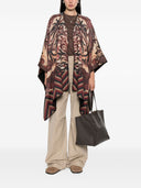 Pierre Louis Mascia Wool Printed Poncho