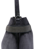 Brunello Cucinelli 스웨이드 가죽 핸드백