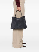 Brunello Cucinelli 스웨이드 가죽 핸드백
