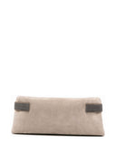 Brunello Cucinelli Suede Leather Clutch Bag