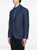 Brunello Cucinelli denim met één borsten