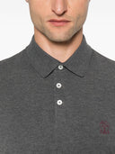 Brunello Cucinelli Logo Cotton Polo Shirt