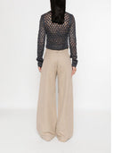 Brunello Cucinelli Open Knit Crewneck Sweater