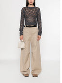 Brunello Cucinelli Open Knit Crewneck Sweater