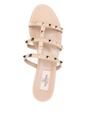 Valentino Garavani rockstud lederen platte sandalen