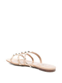 Valentino Garavani rockstud lederen platte sandalen
