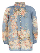 Zimmermann Cascadian Printed Blouse