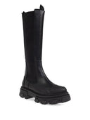 Ganni Chelsea High Leather Boots
