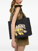 Ganni Organic Cotton Large Tote Bag
