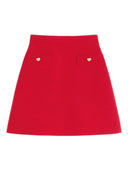 Valentino Wool And Silk Skirt
