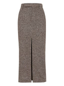 Brunello Cucinelli Wool Long Skirt