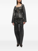 Ganni Denim Cotton Blazer Jacket