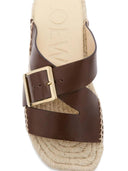 Loewe Paula's Ibiza Petal Vegetal Leather Sandals