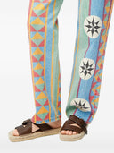 Loewe Paula's Ibiza Petal Vegetal Leather Sandals