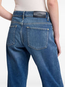 Siete jeans rectos de mezclilla calie